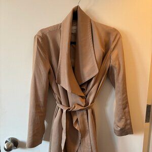 Club Monaco - camel trench, size small